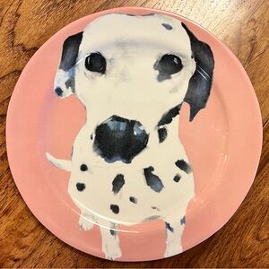 Anthropologie Dalmatian Salad Plates Set of 4